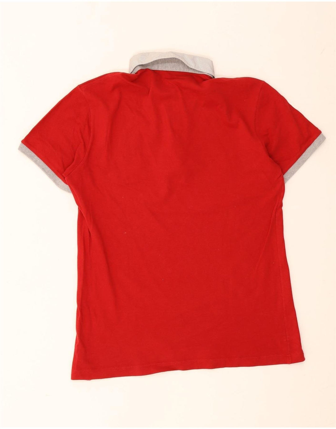 Fred Perry Ανδρικό πουκάμισο ράγκμπι πόλο μεγάλο κόκκινο βαμβακερό