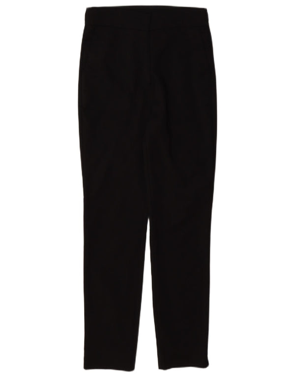 Zara Γυναικείο Παντελόνι Capri Slim Fit Small W26 L22 Μαύρο βαμβακερό
