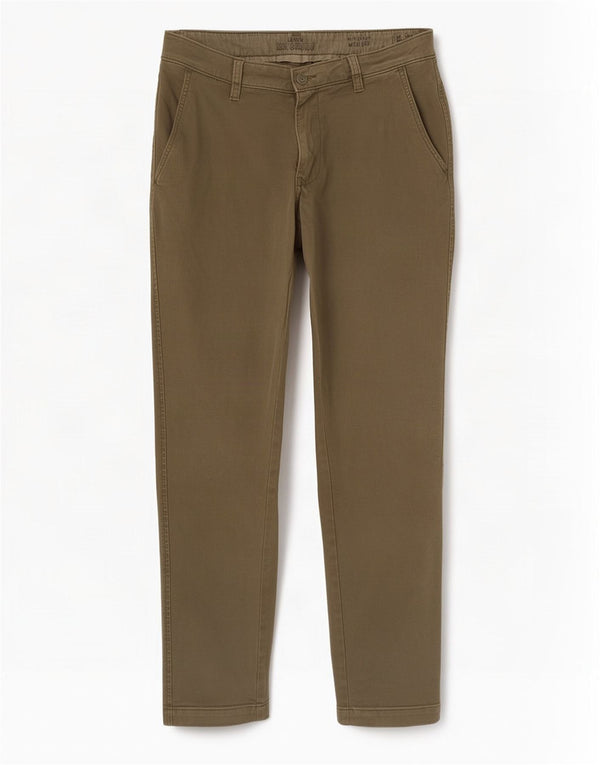 Ανδρικό Levi's Slim Tapered Chino Παντελόνι W32 L30 Χακί Βαμβακερό