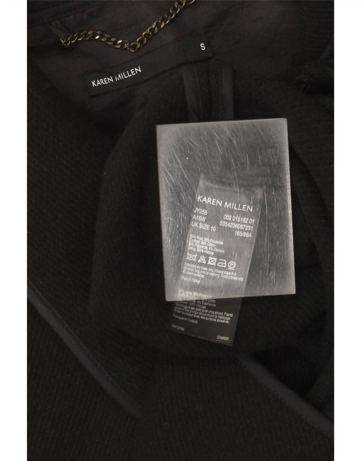 Γυναικείο παλτό Karen Millen UK 10 Small Black Wool