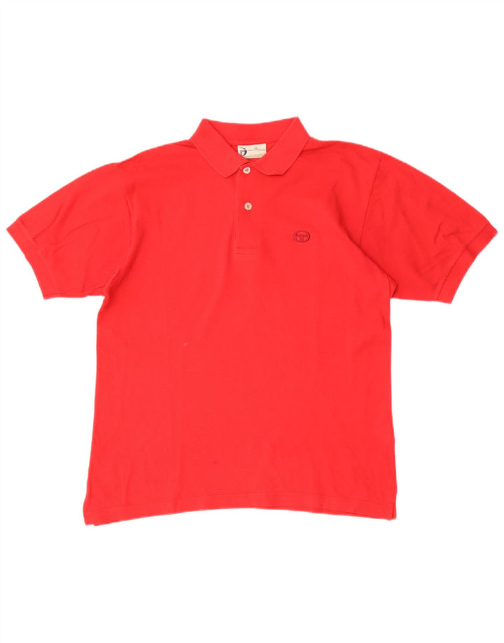 SERGIO TACCHINI Ανδρικό μπλουζάκι πόλο IT 46 Μικρό κόκκινο βαμβακερό