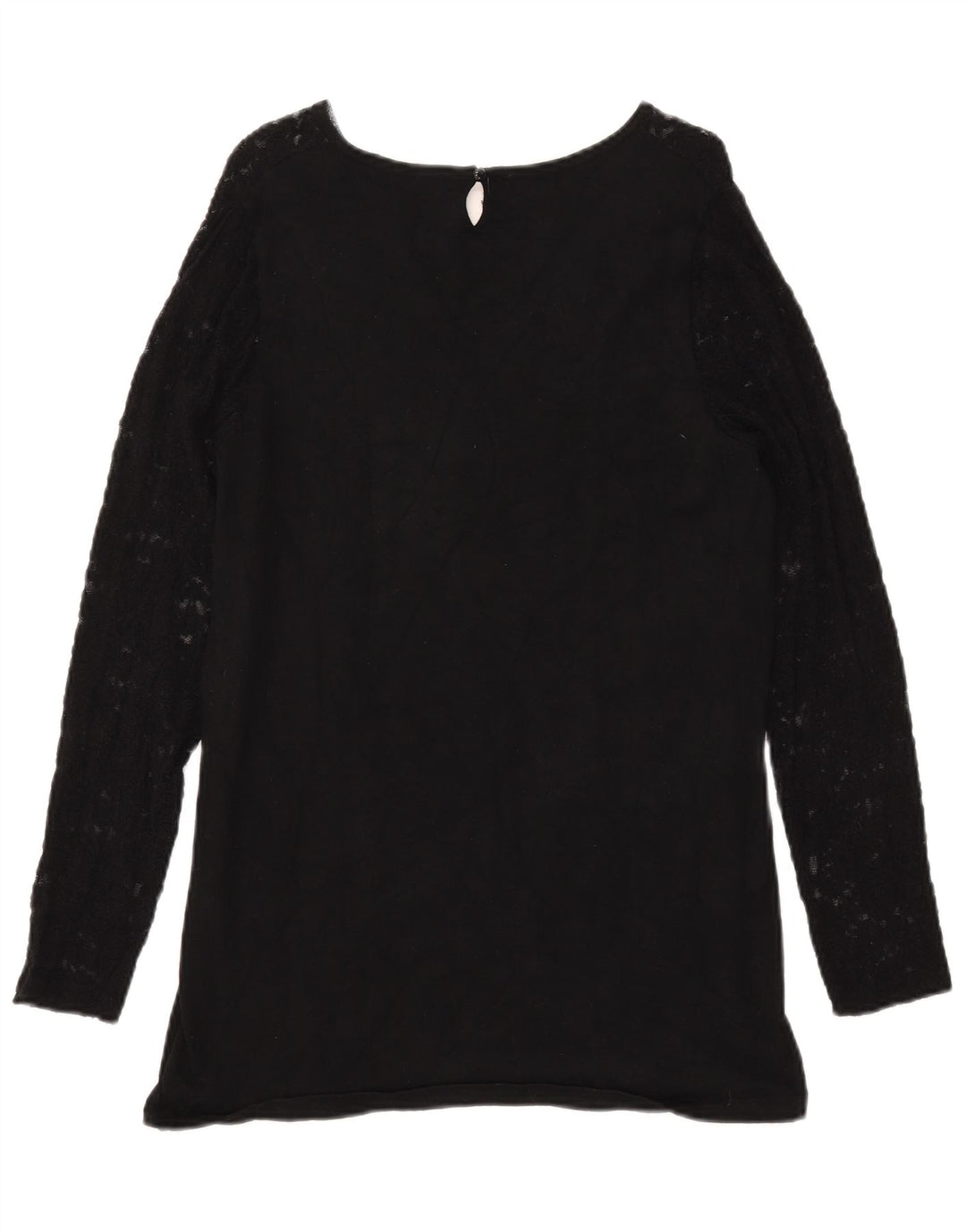 Marks & Spencer Γυναικείο πουλόβερ με λαιμόκοψη UK 12 Medium Black