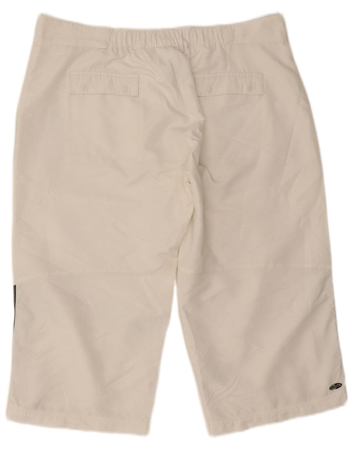 Adidas Γυναικεία βερμούδα UK 18 XL W34 Λευκός Πολυεστέρας