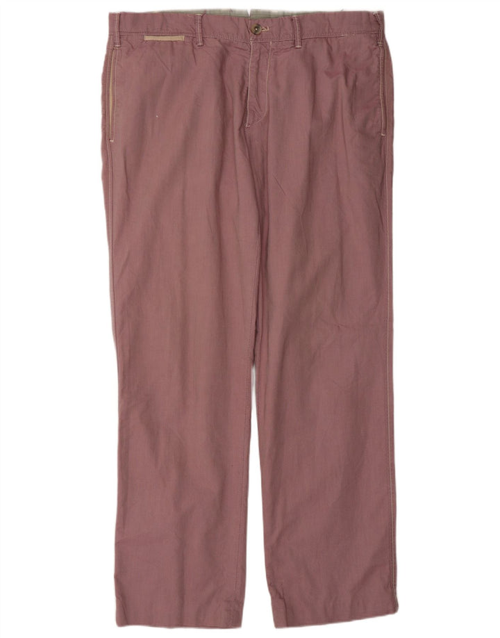 MASSIMO DUTTI Ανδρικό παντελόνι Chino EU 44 Large W34 L31 Pink Classic