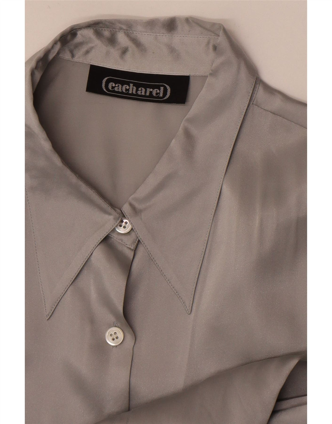 Cacharel Γυναικείο Πουκάμισο Μπλούζα IT 42 Medium Grey Silk