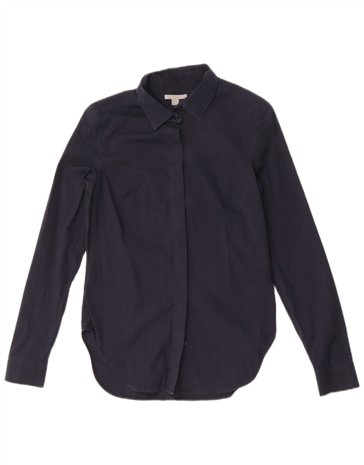 Cos Γυναικείο πουκάμισο EU 34 XS Navy Blue Cotton