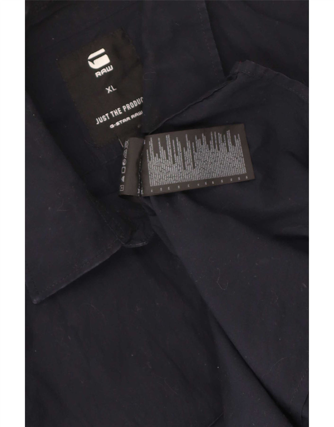 Ανδρικό πουκάμισο G-Star XL Navy Blue Cotton