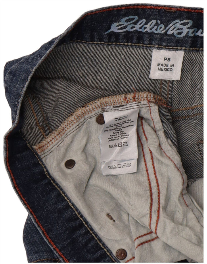 Eddie Bauer Γυναικείο Boyfriend Capri Slim Jeans US 8 Medium W32 L20 Blue