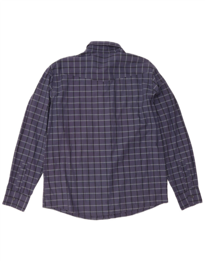 Ανδρικό πουκάμισο Levi's Medium Navy Blue Check Cotton