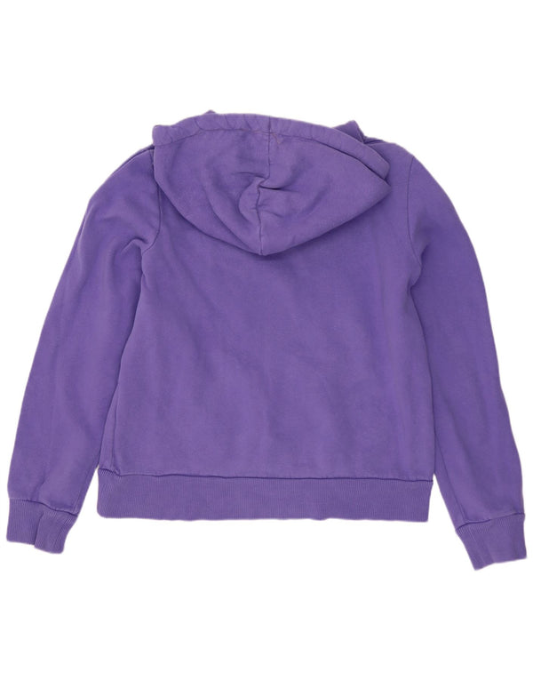 Superdry Γυναικείο Γραφικό Φούτερ UK 12 Βαμβακερό μεσαίο μωβ