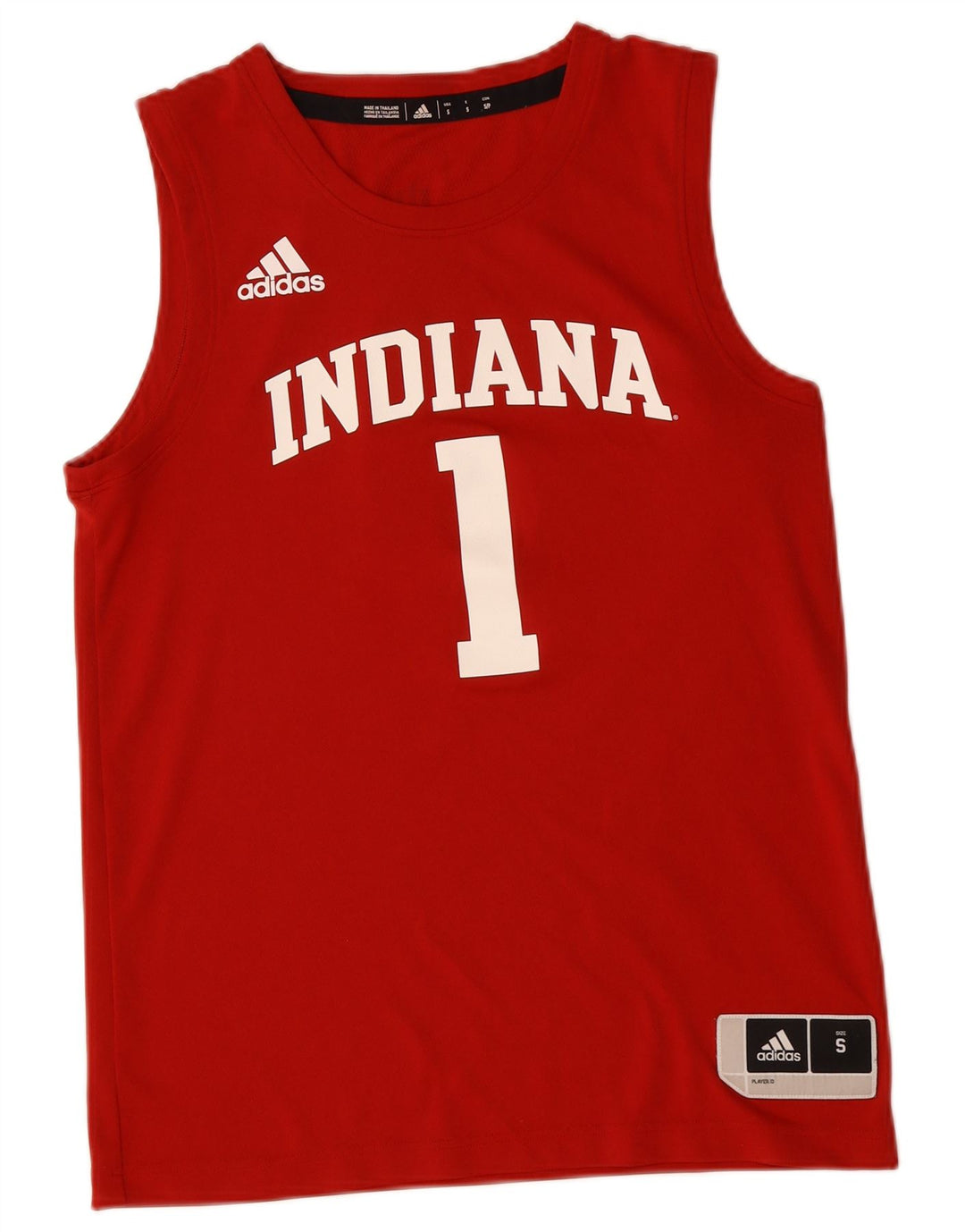 ADIDAS Ανδρικό γιλέκο γραφικών Indiana Top Μικρό κόκκινο πολυεστέρα