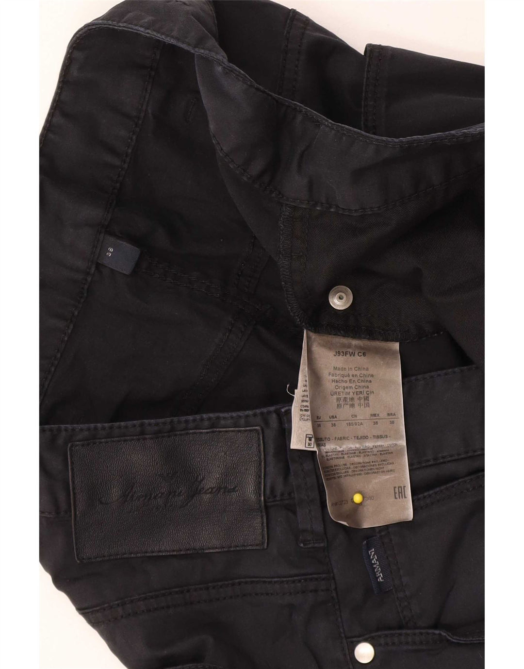 Armani Ανδρικό Slim Jeans W36 L32 Navy Blue Cotton