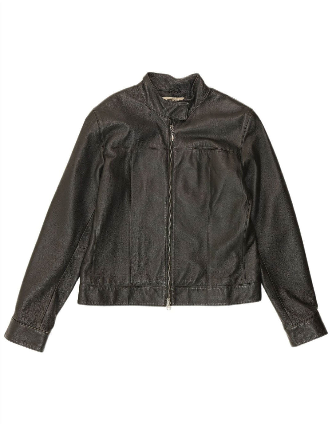 HELLINE Γυναικείο Δερμάτινο Μπουφάν UK 14 Medium Green Leather