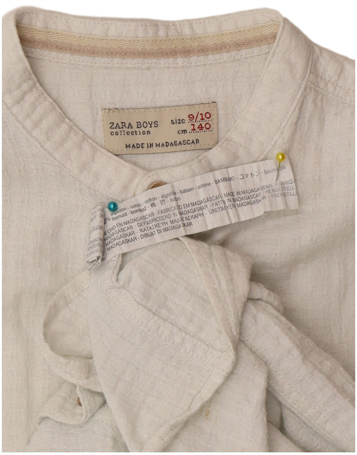 Πουκάμισο Zara Boys 3/4 Sleeve 9-10 Years Λευκό