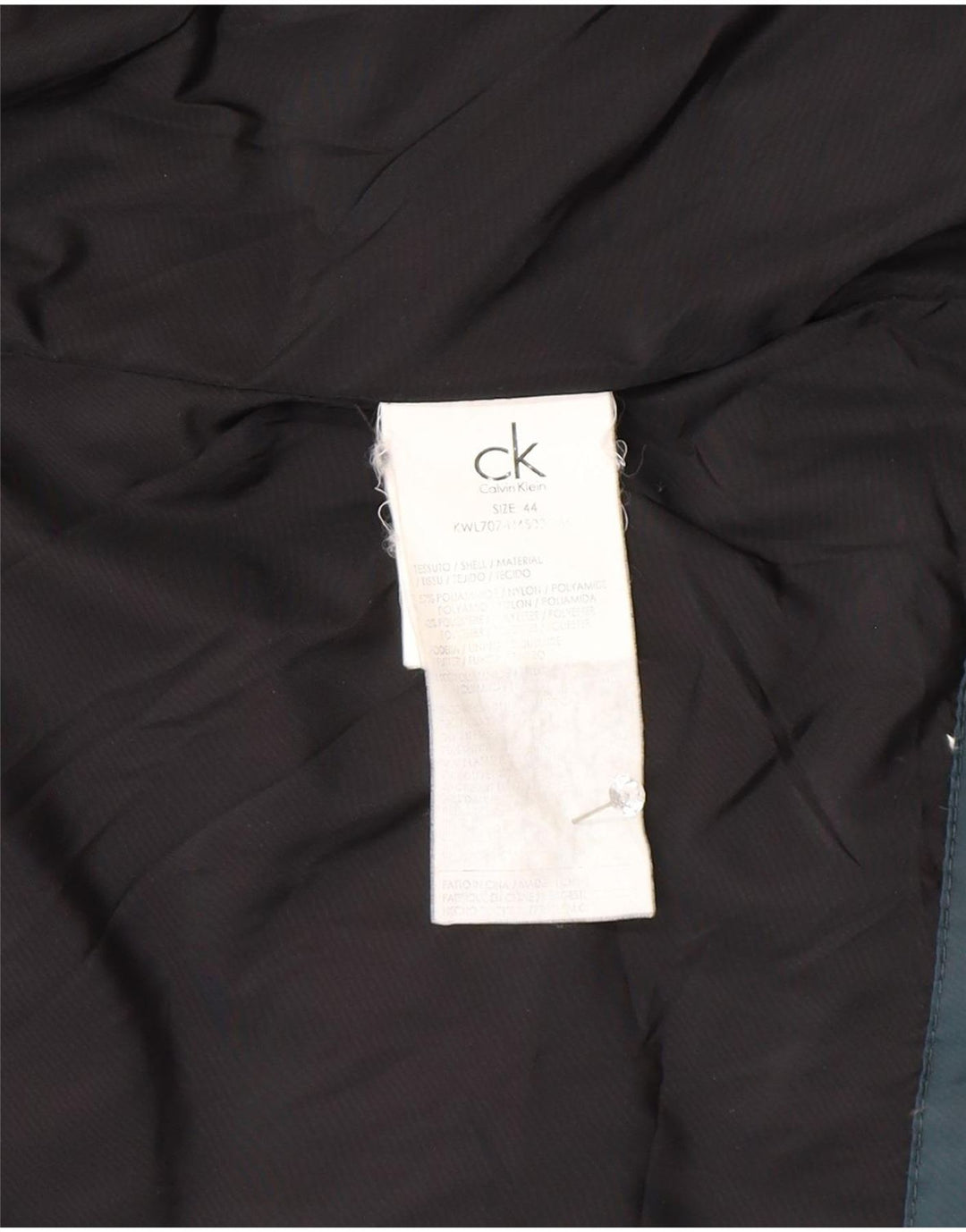 Calvin Klein Γυναικείο μπουφάν με επένδυση IT 44 Medium Green Polyamide