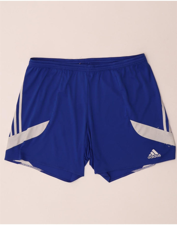 Ανδρικό αθλητικό σορτς Adidas XL Blue Colourblock Πολυεστέρας