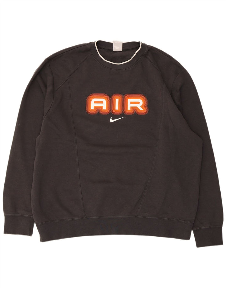 Ανδρικό γραφικό φούτερ Nike Jumper XL Μαύρο βαμβακερό
