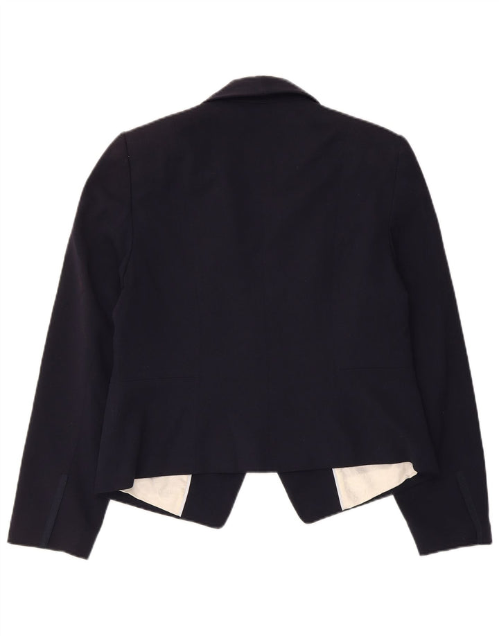Marks & Spencer Γυναικείο σακάκι UK 12 Medium Navy Blue Polyester
