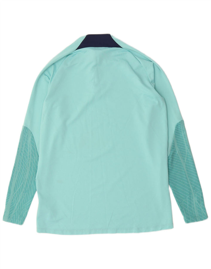 Γυναικεία φόρμα πουλόβερ με φερμουάρ Nike Dri Fit Top UK 16 Large Turquoise