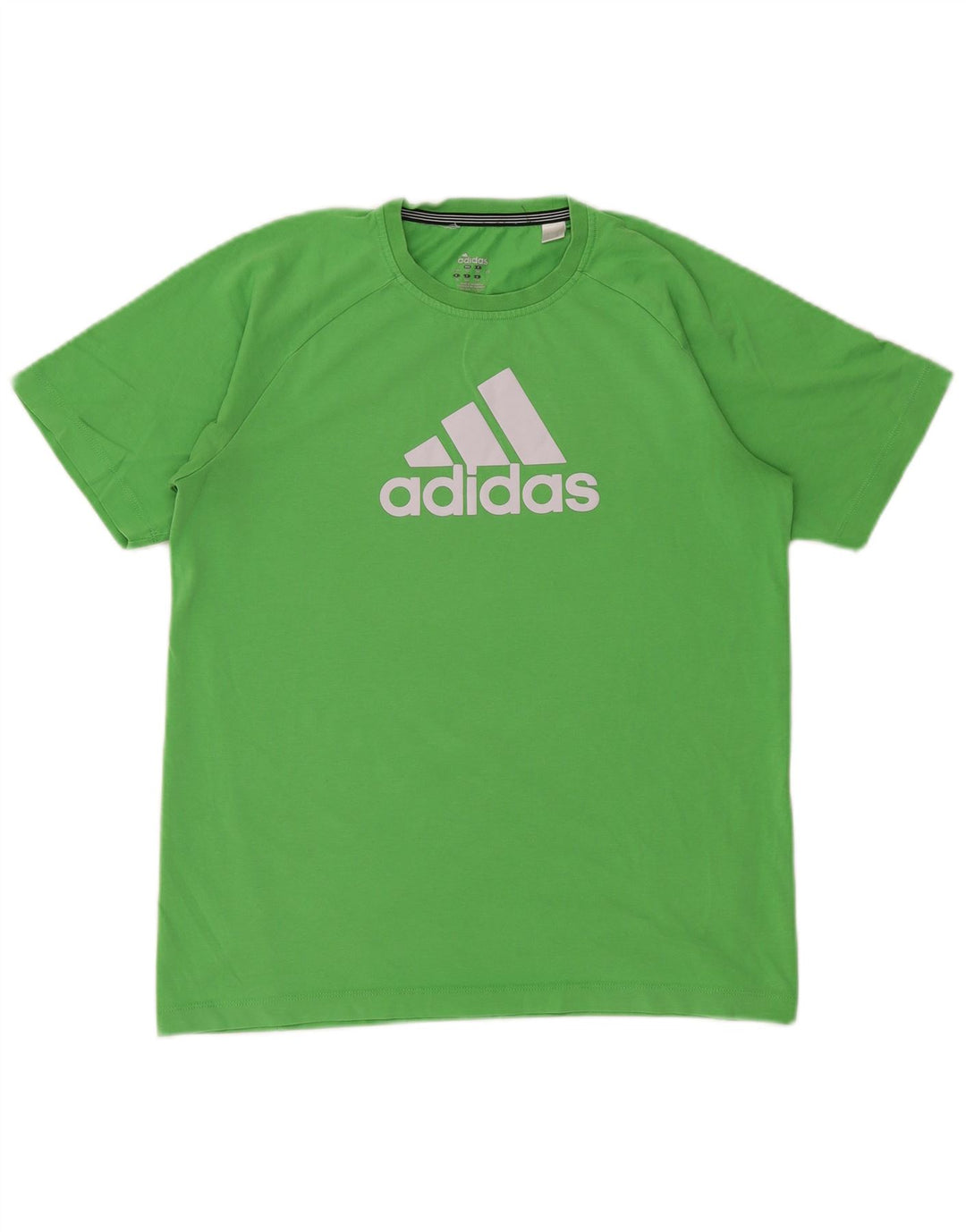 Μπλουζάκι ADIDAS Boys Climalite Graphic T-Shirt 15-16 ετών πράσινο βαμβακερό