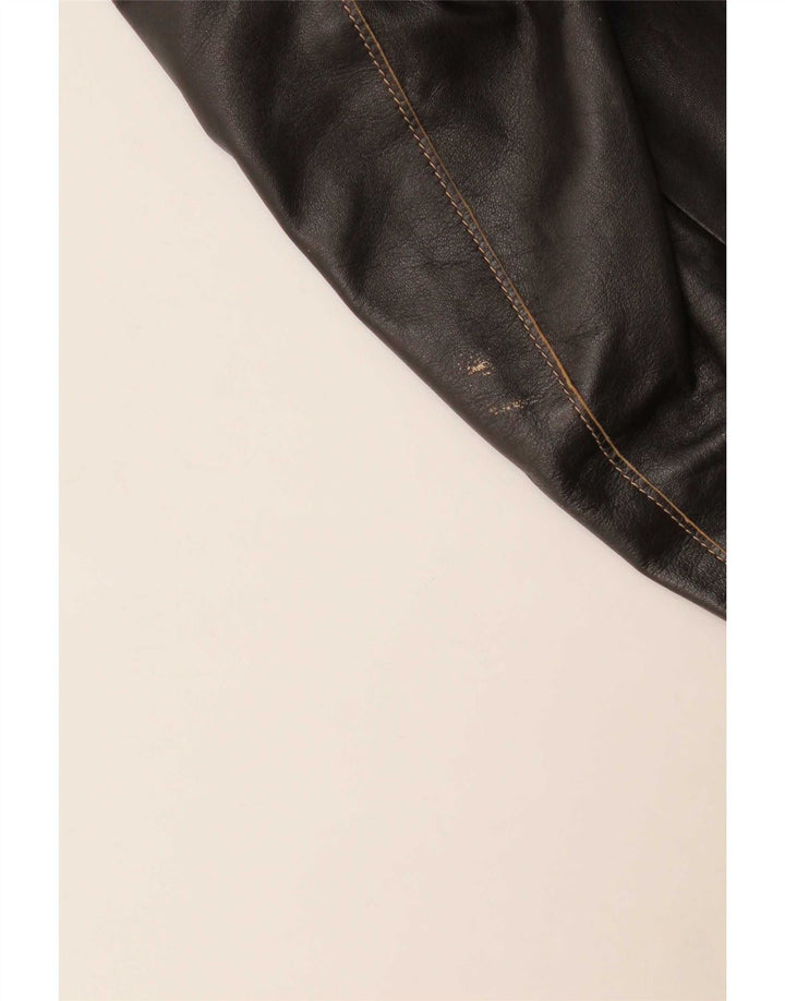 Gerry Weber Γυναικείο Δερμάτινο Μπουφάν UK 14 Large Μαύρο