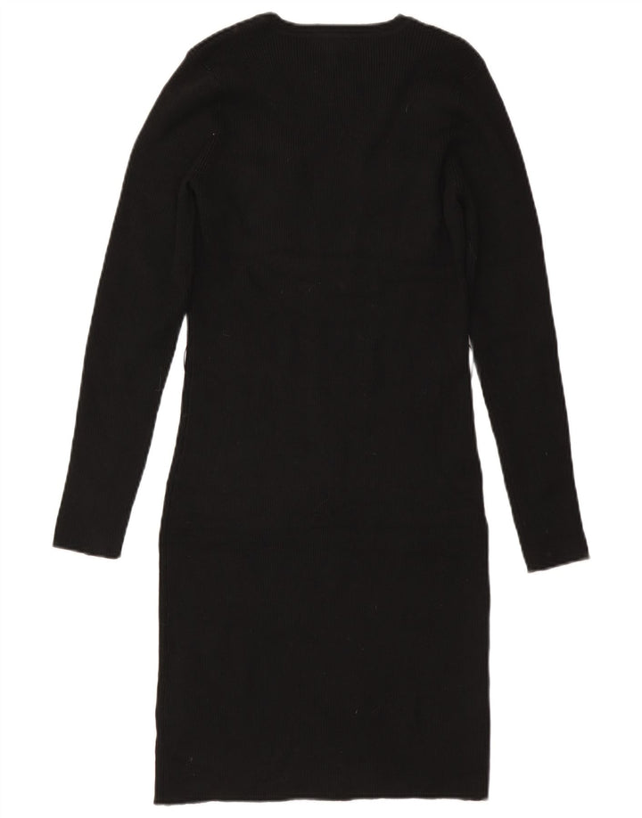 Lipsy γυναικείο φόρεμα UK 12 Medium Black Polyamide