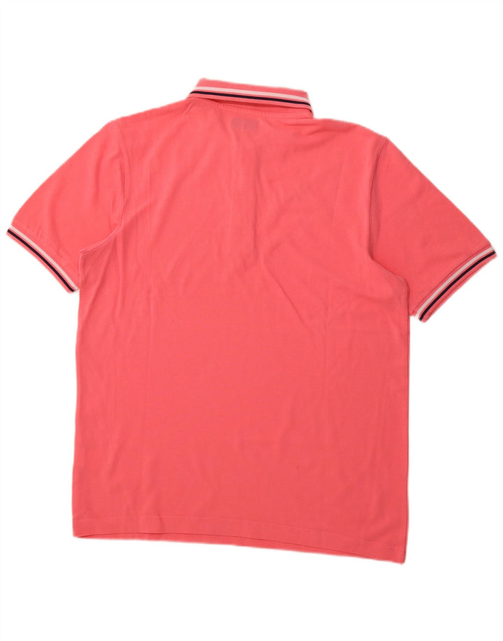 KAPPA Mens Polo Shirt Large Pink Cotton