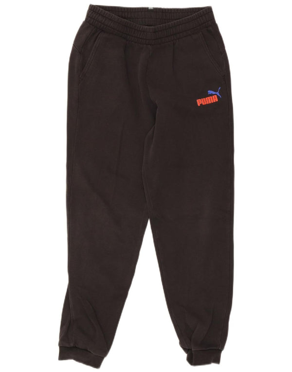 Puma Boys Graphic αθλητική φόρμα παντελόνι Joggers 15-16 ετών Μαύρο βαμβακερό