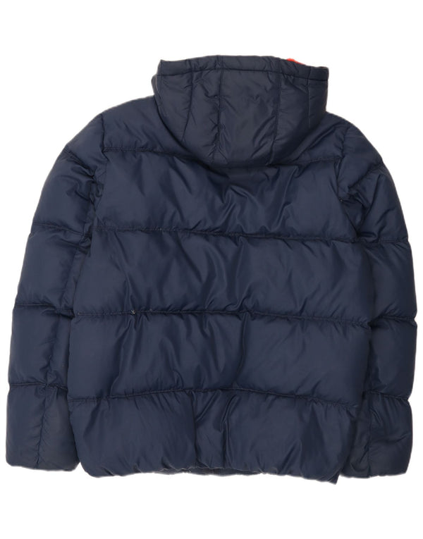 Tommy Hilfiger Ανδρικό μπουφάν με κουκούλα UK 42 XL Navy Blue Polyester