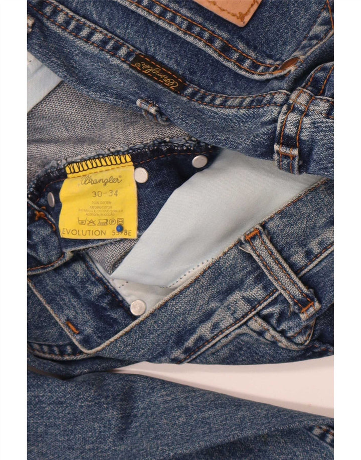 Ανδρικό τζιν Wrangler Evolution Straight W30 L31 Μπλε βαμβακερό