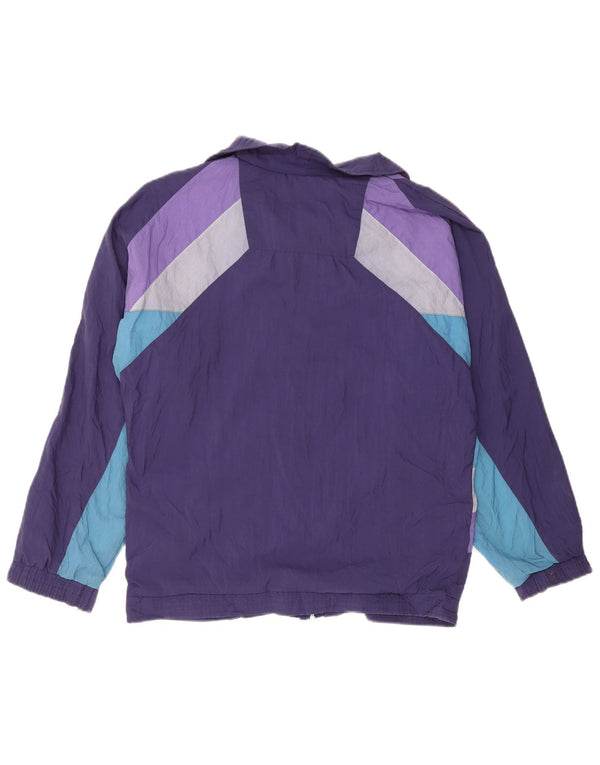 Ανδρική φόρμα Leopard Top Jacket Medium Purple Colourblock Nylon
