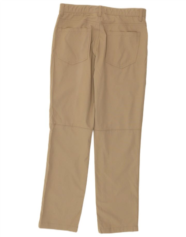 Lee Ανδρικό ίσιο casual παντελόνι W32 L32 Beige Polyester