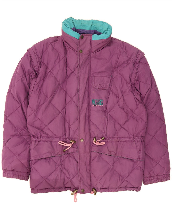 MC KEE'S Mens Reversible Padded Jacket UK 42 XL Purple Vintage MC Kee's and Second-Hand MC Kee's from Messina Hembry 