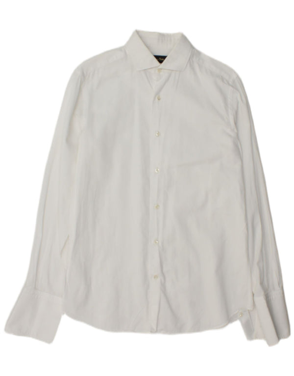 Ανδρικό πουκάμισο Massimo Dutti Slim Fit Size 39 15 1/2 Medium White