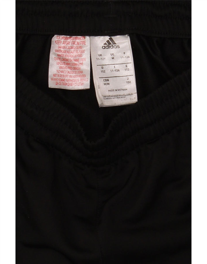 Παντελόνι αθλητικής φόρμας Adidas Boys 11-12 ετών Μαύρο Πολυεστέρα