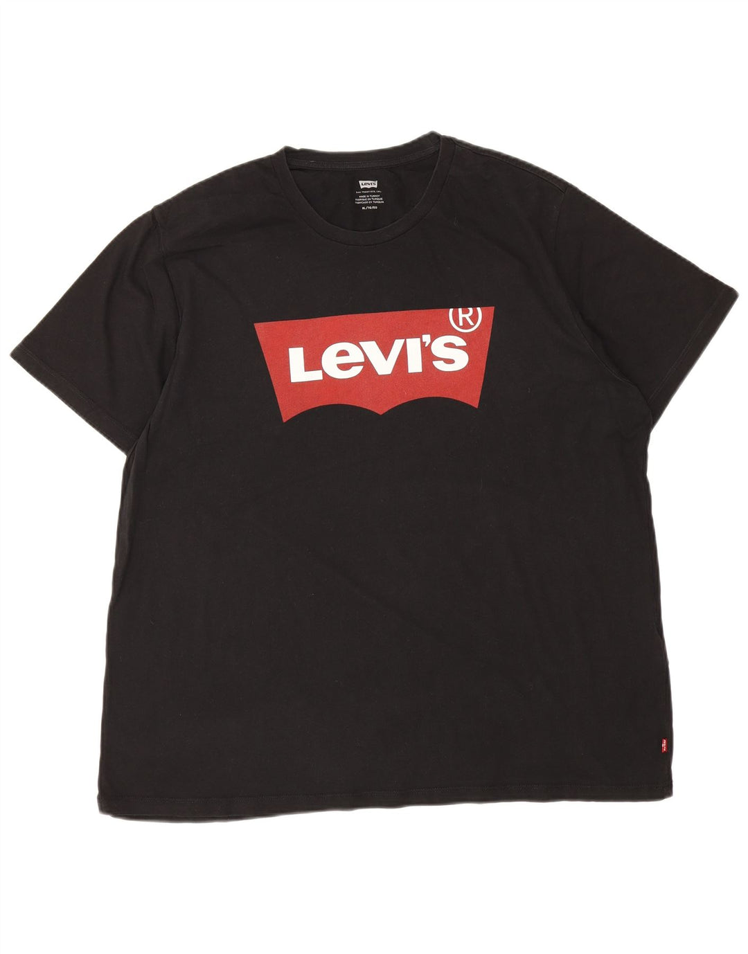 Ανδρικό γραφικό μπλουζάκι Levi's Top 2XL Μαύρο βαμβακερό λογότυπο