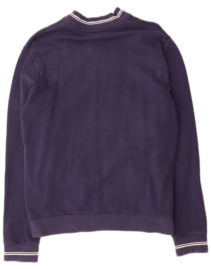 Fred Perry Ανδρική αθλητική φόρμα Top Jacket μεγάλο navy μπλε βαμβακερό