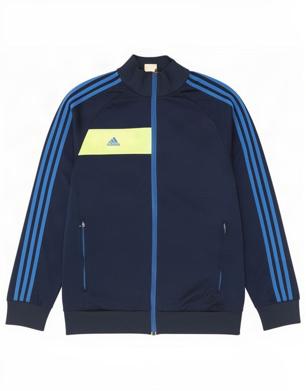 Ανδρική φόρμα Adidas Top Jacket UK 40/42 Medium Navy Blue Colourblock