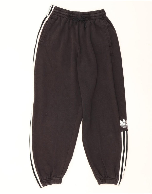 Γυναικεία αθλητική φόρμα ADIDAS Παντελόνι Joggers UK 14 Medium Black Cotton
