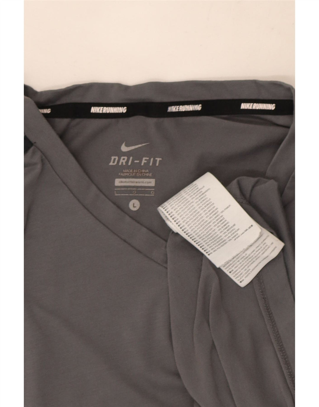 Ανδρικό T-Shirt Nike Top Large Grey Polyester
