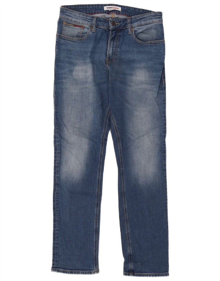 Ανδρικό Slim Jeans Tommy Hilfiger W30 L30 Blue Cotton