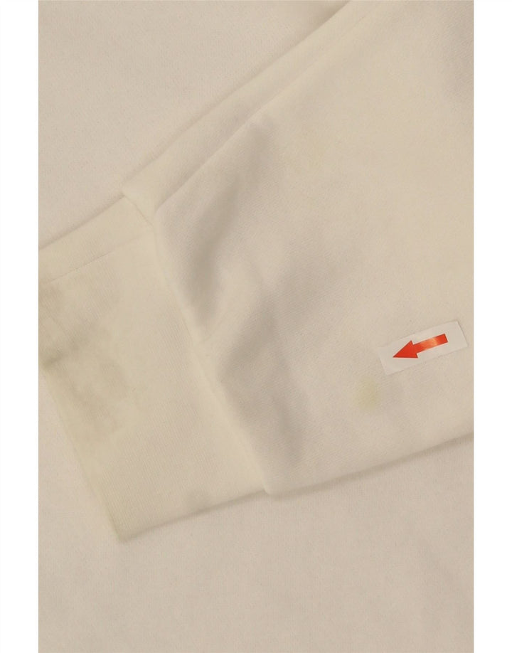 Adidas Ανδρικό Hoodie Jumper μεγάλο λευκό βαμβακερό