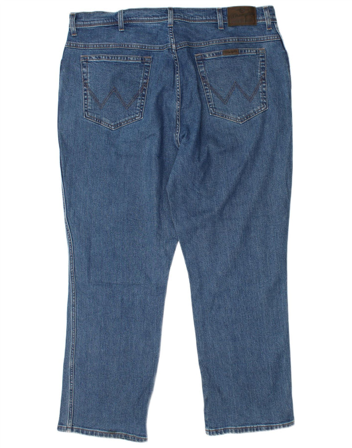 Ανδρικό τζιν WRANGLER Regular Fit ίσιο W42 L30 Μπλε βαμβακερό