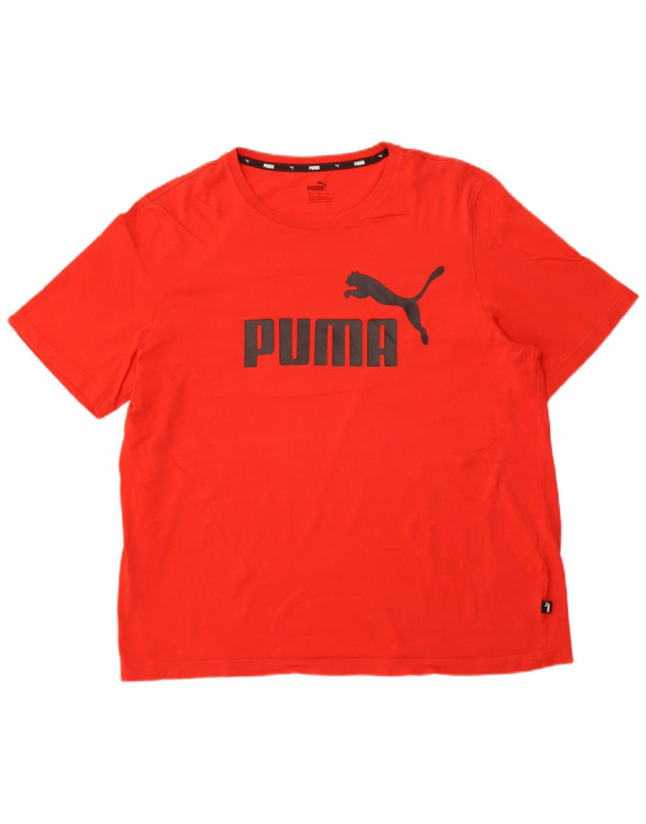 Ανδρικό γραφικό T-Shirt PUMA Top XL Κόκκινο βαμβακερό