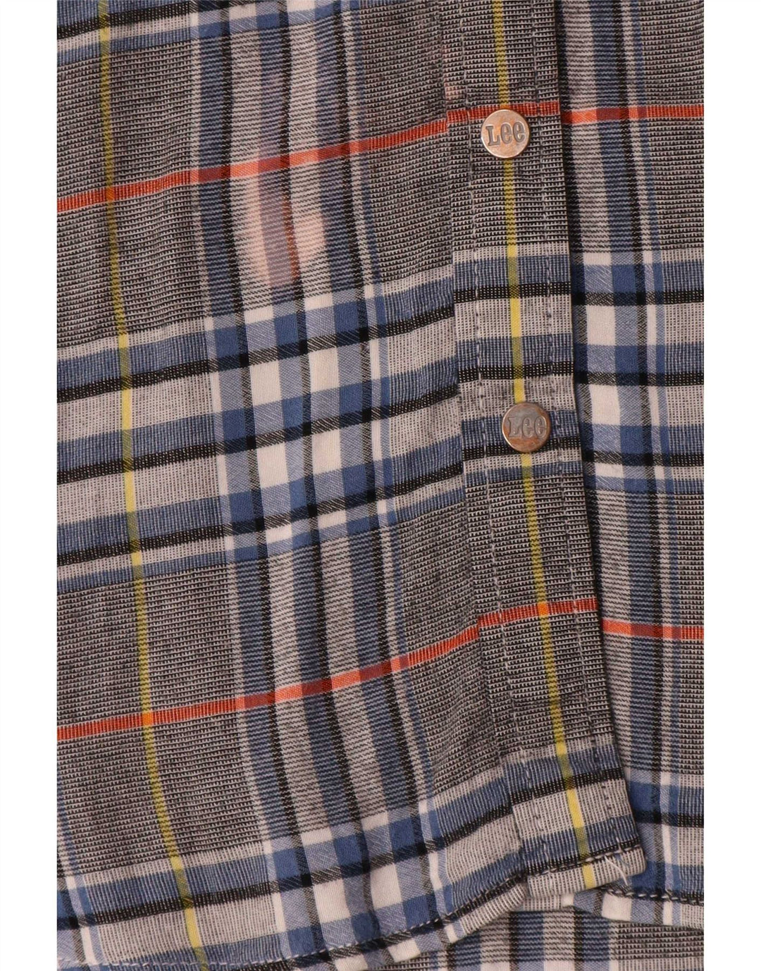 Γυναικείο πουκάμισο Lee Flannel UK 16 Μεγάλη γκρι καρό βισκόζη