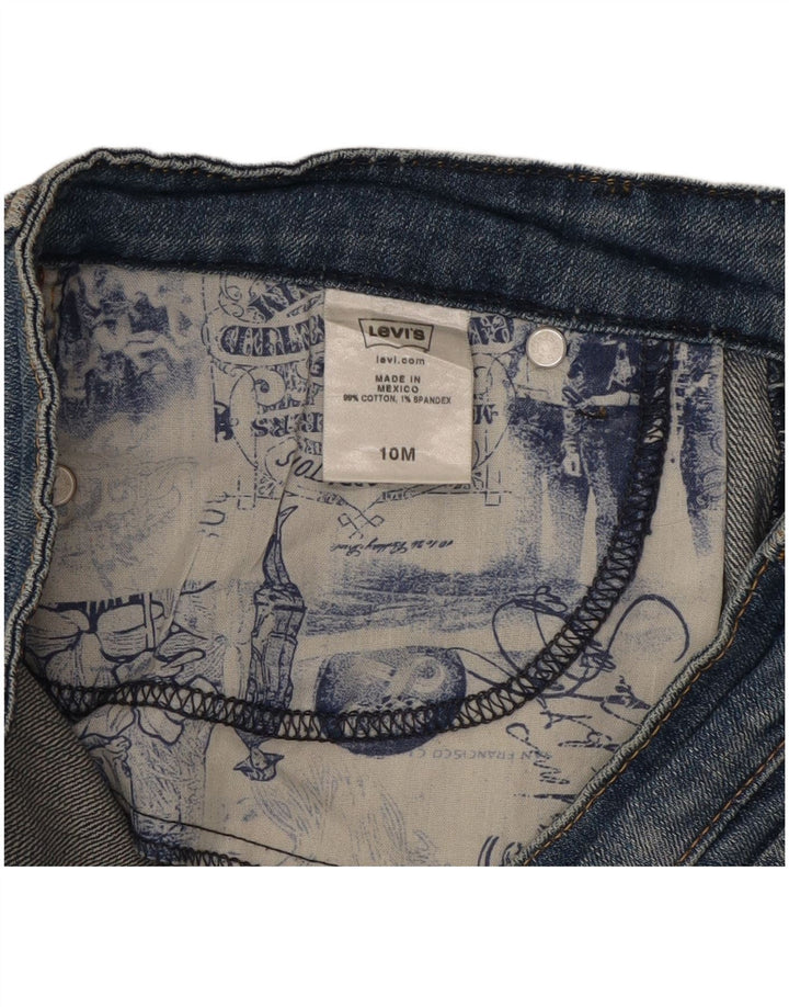 Γυναικείο ίσιο τζιν Levi's US 10 Large W32 L30 Μπλε βαμβακερό