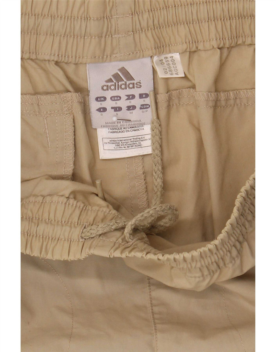 Ανδρική φόρμα Adidas Cargo Capri Παντελόνι Μικρό Μπεζ Πολυεστέρας