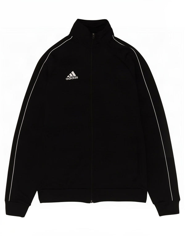 Adidas Mens Tracksuit Top Jacket Medium Black Polyester