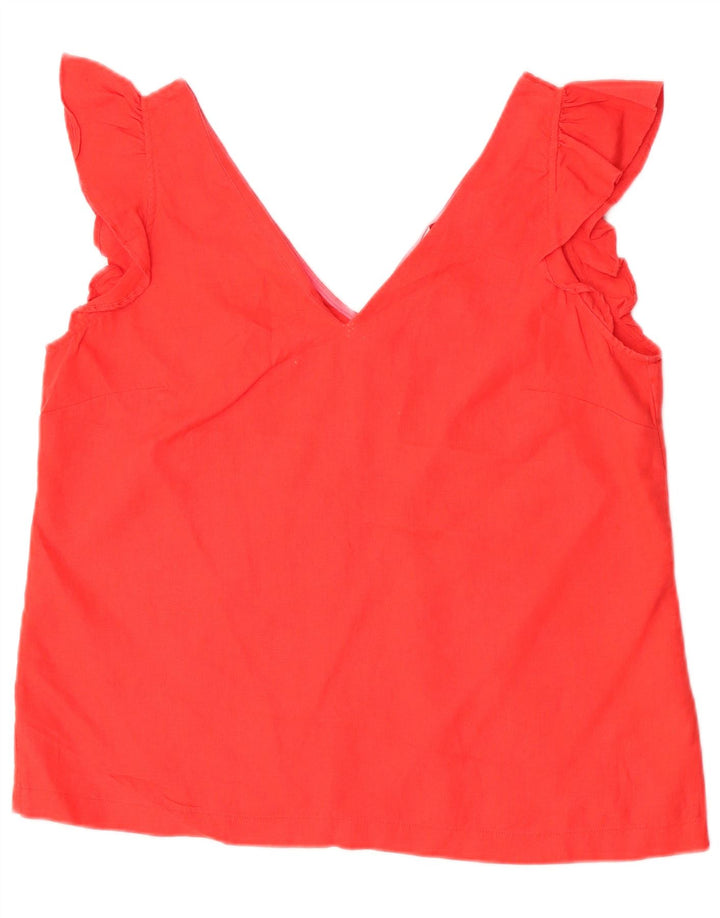 Boden Γυναικεία Αμάνικη Μπλούζα Top UK 16 Large Red Len