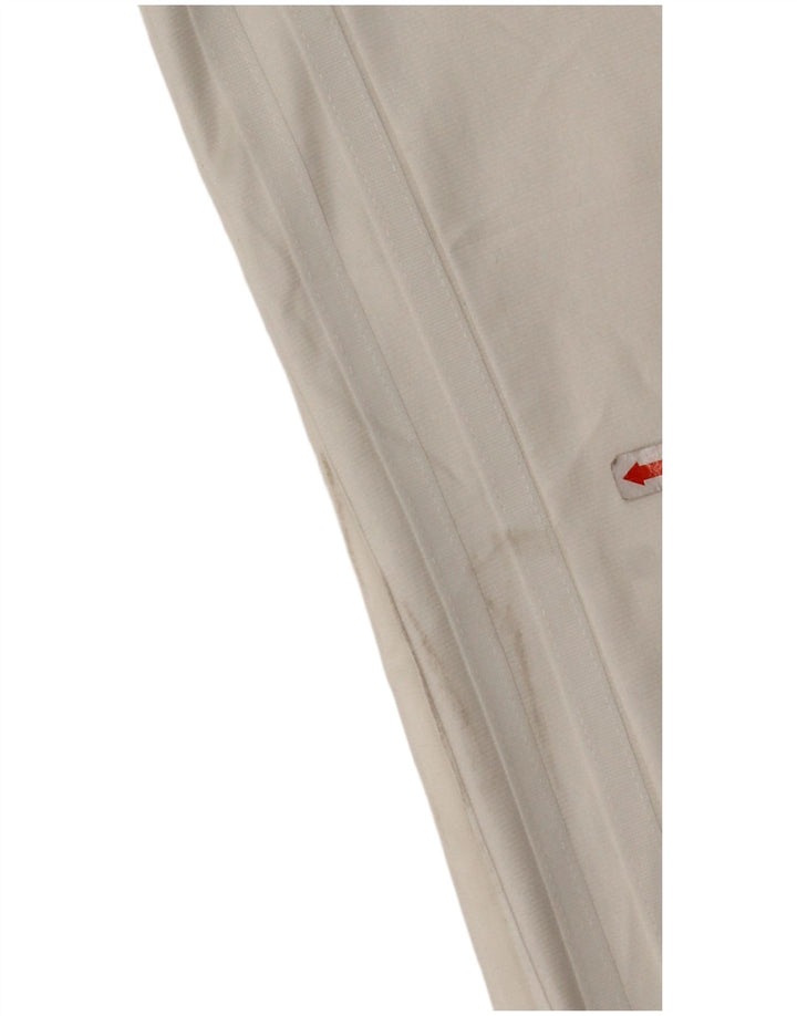 Ανδρική αθλητική φόρμα ADIDAS Παντελόνι από μεσαίο λευκό πολυεστέρα